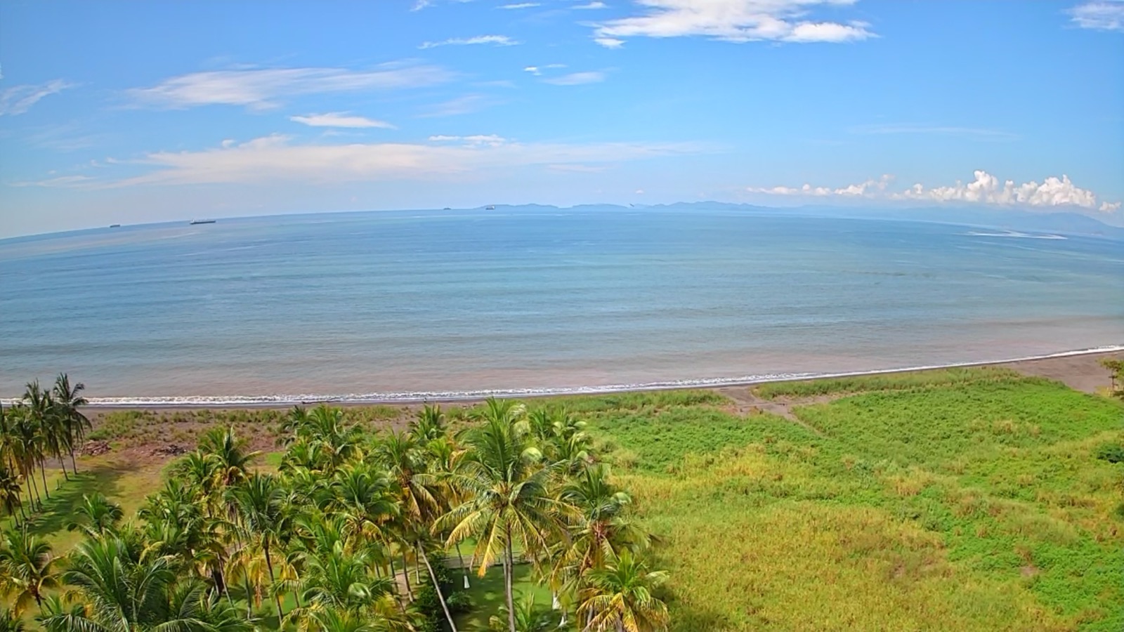 Plage du Jane's Beach Resort, côte Pacifique du Costa Rica